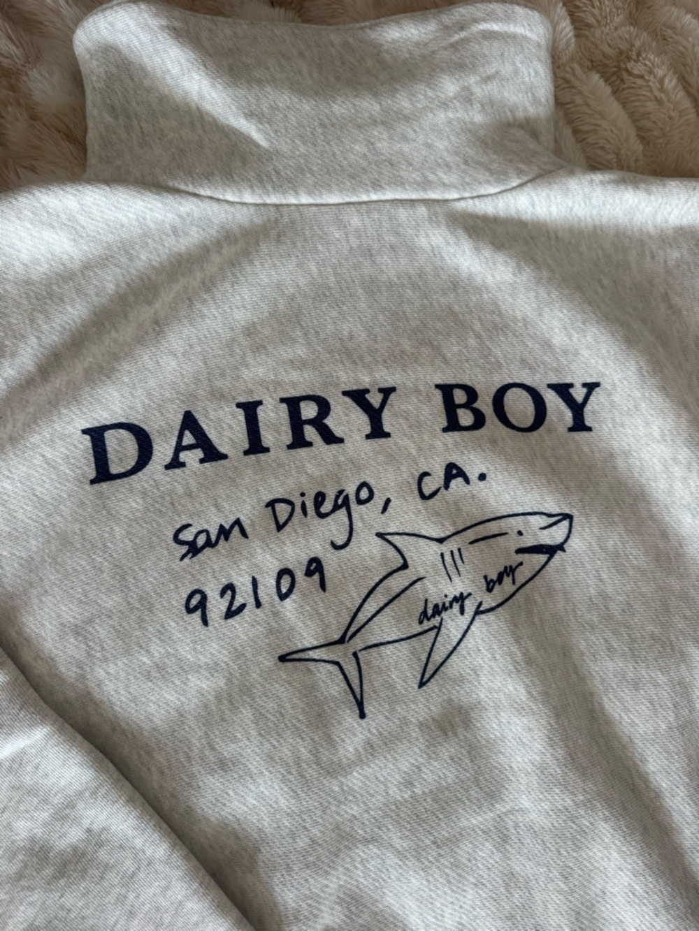 Dairy Boy Limited Edition San Diego Mock Sweatshirt - Picture 6 of 6